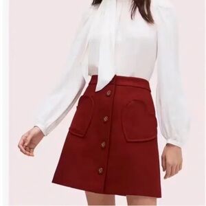 Kate Spade Heart Pocket Skirt